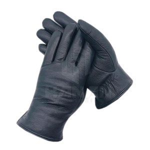 Guantes de conducción de cuero de alta calidad para hombres y mujeres Guantes de pantalla táctil transpirables suaves con agarre de Palma antideslizante - Product Image 1