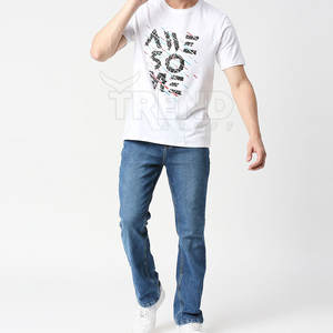 Precio de fábrica OEM 100% algodón Unisex camisetas logotipo personalizado impresión transpirable patrón sólido gimnasio desgaste hecho en Pakistán para los hombres - Product Image 2