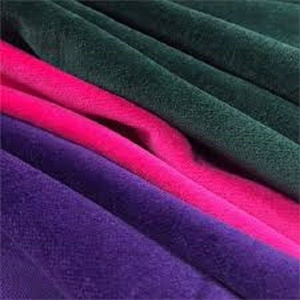 2026 KVR Best Quality Holland Velvet Glue Embossed 100% Polyester <b>Waterproof</b> Fabrics Spandex Super Soft Velvet Fabric Factory - Product Image 1