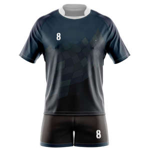 Uniforme de Rugby de Alta Visibilidad, Tendencia, Venta al por Mayor, Alta Calidad, Personalizado, 100% Poliéster, Material Suave - Product Image 3