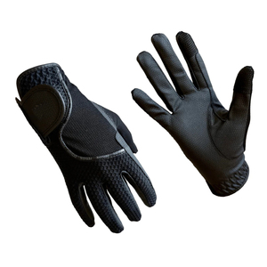 Nouvelle conception Gants d'équitation professionnels d'hiver pour hommes en cuir léger et respirant à doigts complets - Product Image 4