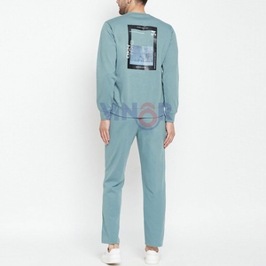 Survêtement surdimensionné en polaire 2 pièces personnalisé pour hommes, jogging à capuche, décontracté, écologique, solide, respirant, grande taille, hiver - Product Image 4