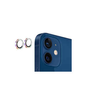 Protecteur d'objectif d'appareil photo en verre trempé premium Netzy SAFA CL-06 pour iPhone 12, protection d'objectifs mobiles colorés - Product Image 1