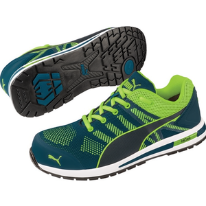Calzado de Seguridad Antiestático ESD para Hombre, Talla 40, Verde/Azul, Corte Bajo, W.11 S1PS HRO FO - Product Image 2