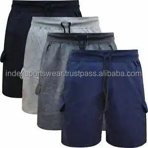 Pantalones cortos de gimnasio de estilo callejero para hombre, ropa deportiva informal con logotipo personalizado, envío directo, poliéster, a prueba de viento, secado rápido, patrón sólido - Product Image 2