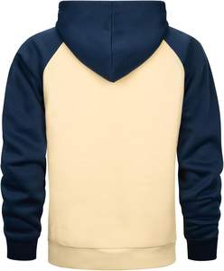 Pull à capuche mode pour hommes 400 GSM polaire sweat à capuche surdimensionné Streetwear personnalisé basique coton mélangé - Product Image 2