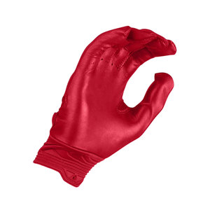 <b>Red</b> Leather Camo Print Non-Slip Hook and Loop Closure All Seasons Adult Full Finger Infield Baseball Gloves - Product Image 3
