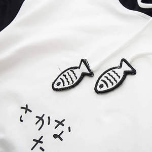 เสื้อฮู้ดผู้หญิงผ้าคอตตอนซักกรด/โพลีเอสเตอร์ปรับแต่งสไตล์สตรีท - Product Image 5