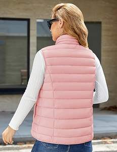 Venta Directa de Fábrica, Chaleco Acolchado con Cierre y Cuello en V, Personalizable, Transpirable, de Alta Calidad, para Hombre, Invierno, Casual - Product Image 5