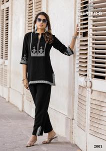 Collection de vêtements élégants et modernes pour adultes en viscose slub, imprimé numérique, tissu épais, mode indienne pakistanaise Maruti pour femmes - Product Image 3