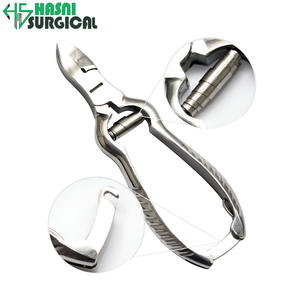 Ensemble d'instruments de coupe-ongles manuel en acier inoxydable de qualité allemande Hasni Surgical, avec ressort de barillet, certifié - Product Image 6