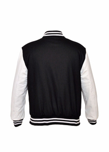 Blousons universitaires en laine pour hommes grandes tailles, style américain, personnalisables avec logo, respirants, vente en gros - Product Image 5