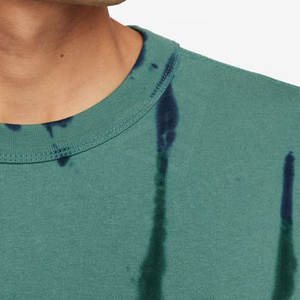 Camiseta de Hombre, Talla Personalizada, con Logotipo, Transpirable, Ecológica, de Algodón y Fibra de Bambú, Resistente a las Arrugas, de Secado Rápido, Talla Grande, Verde - Product Image 4