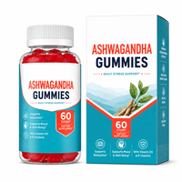Gummies Avancées à l'Ashwagandha 300mg avec L-Théanine pour le Soulagement Quotidien du Stress, Sans Gélatine, Vente en Gros ODM