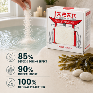 Sel de Bain au Lait d'Algues Marines du Japon OEM ODM Marque Privée Sel Marin Bain Relaxant Fabricant Cosmétique Vente en Gros Soins Corporels Spa UE - Product Image 4