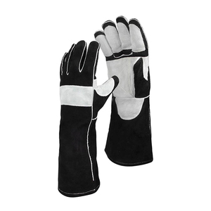 2025 Top qualité soudage Argon gants de sécurité vente chaude peau de vache cuir fendu soudeur gant de travail gants en cuir du Pakistan - Product Image 6