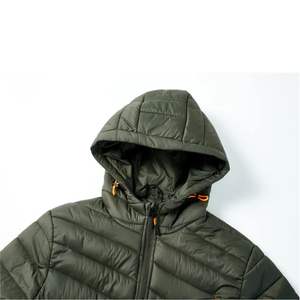 Veste bomber d'hiver pour homme de haute qualité, tendance et confortable, style streetwear, personnalisable, col montant, logo frontal, respirante - Product Image 6