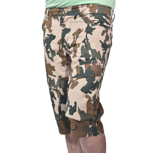 Pantalones cortos cargo multibolsillos con estilo para hombre, pantalones cortos ligeros y cómodos de verano para exteriores con cintura ajustable, logotipo estampado personalizado - Product Image 2