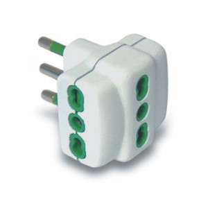 Fme Art. Adattatore Triplo 16A-2 Poli + Terra Fortek 82.630 - Product Image 1