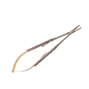 Jacobson Micro Soporte de Aguja Curvo de 7,25 "con Mango de Bloqueo de Punta TC Instrumentos Microquirúrgicos Reutilizables Manuales de Acero Inoxidable - Product Image 5