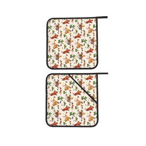 Exportateur indien 100% Coton Impression Personnalisée Sublimation Cuisine Porte-Marmite avec Logo Personnalisé - Product Image 4