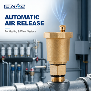 Vannes de sécurité en laiton BMAG 1/2 DN15 DN20 DN25 à pression et température automatiques pour systèmes de chauffage, contrôle de l'eau, vente en gros - Product Image 5