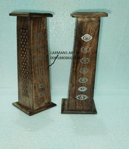 ธูปหอมไม้สำหรับธูปหอมพิมพ์ลายจักระทั้งเจ็ดทำด้วยมือทำจากอินเดีย - Product Image 1