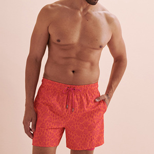 Pantalones cortos de playa de talle alto para hombre, diseño personalizado al por mayor, con bolsillos, servicio OEM ecológico para ropa de verano - Product Image 2