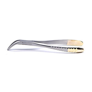 Forceps d'extraction dentaire manuel en acier inoxydable de haute qualité, instrument chirurgical ergonomique à 3 mors, certifié CE - Product Image 5