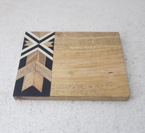 Classic <b>Wood</b> Coaster <b>Set</b> with Epoxy Resin Finishing for Protecting Surfaces from Hot Drinks Handmade Handicraft Manufacturer - Product Image 2