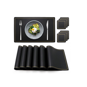 Style tapis de plaque en cuir cuisine fait à la main feutre Table à manger tapis napperon et taille personnalisée pas cher prix au meilleur prix - Product Image 1
