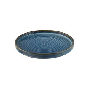 Minimalist 6-Piece Porcelain Blue 21 cm Dessert Plate <b>Set</b> Elegant <b>Serving</b> Style for Parties - Product Image 1