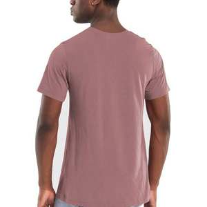 T-shirt pour vêtements pour hommes T-shirts pour hommes 100% coton col rond manches courtes chemises d'été surdimensionnées unies nouveauté Service OEM - Product Image 4