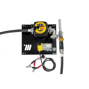 Meclube Distributeur mural compact de transfert diesel 45 Lt/min 24V Buse manuelle avec débitmètre Pompe à carburant et pièces détachées - Product Image 1