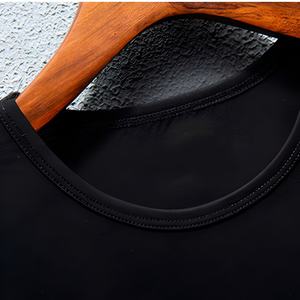 Camiseta Negra con Flecos de Borlas para Mujer, Camiseta de Manga Corta con Flecos de Borlas de Cristal, Ropa de Moda para Fiesta y Calle, Fabricante OEM Personalizado al por Mayor - Product Image 4