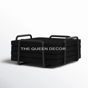 Fabricante de posavasos de metal de alta calidad forma redonda diseñador al por mayor posavasos Venta caliente mesa de lujo - Product Image 6