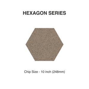 กระเบื้องขอบโลกรูปหกเหลี่ยม250มม. เห็ดเต็มตัวกระเบื้องโมเสคเซรามิค18รูปร่าง89เฉดสีสำหรับห้องครัวห้องน้ำพื้นที่แห้ง - Product Image 2