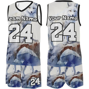 Uniforme de basket-ball avec logo personnalisé de haute qualité, confortable et meilleur tissu doux, ensembles de conception personnalisée - Product Image 1