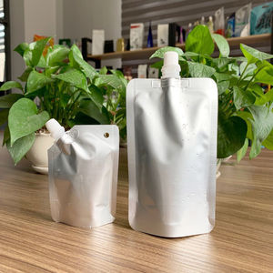 Embalaje de plástico transparente Líquido Agua Jugo Bebida Squeeze Spout Bolsa - Product Image 2