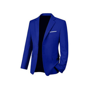 Costume d'affaires en laine deux pièces, blazer décontracté tendance - Product Image 5