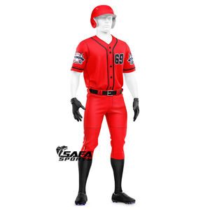 Conjunto de Uniforme de Béisbol Personalizado de Secado Rápido y Transpirable, Jersey y Pantalones de Béisbol de Poliéster - Product Image 5