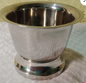 แก้วมักสำหรับโกนหนวดแบบมืออาชีพ (สแตนเลส) ดีไซน์ใหม่สำหรับเคราและสบู่ - Product Image 3