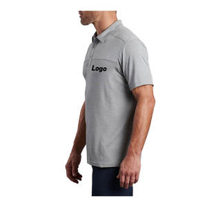 OEM Service-Camisetas informales de manga corta para hombre, camisetas de polo 100% algodón con estampado de logotipo personalizado, patrón sólido de talla grande - Product Image 2