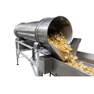 Línea de Sazonado Continuo para Snacks, Equipo de Sazonado de Tambor Único para Fábrica de Alimentos - Product Image 1