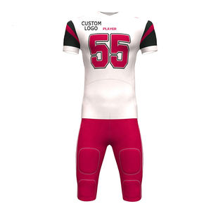 Camiseta de fútbol americano para hombre superventas, ropa deportiva transpirable de diseño personalizado con mangas cortas, selección superior para exteriores - Product Image 1