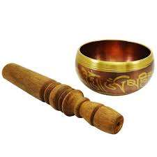 Rabeh fabricants en gros fabriqués en chine métal laiton fait à la main yoga bol sonore guérison ensemble méditation bols chantants - Product Image 4