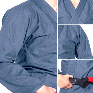 Uniforme de Karate y Jiu Jitsu para adultos, diseño duradero de Kimono de Karate para artes marciales - Product Image 6