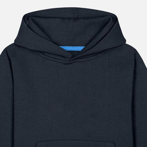 Precio al por mayor Ropa para niños Cremallera con capucha Casual Moda Loungewear Otoño Cálido Grueso Fleece Niño Bordado Orgánico - Product Image 6