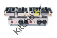 Kitchbox Gaufrier industriel commercial en noyer (20 pièces)