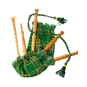 Bagpipes de palisandro escoceses, instrumentos musicales de terciopelo y níquel, pipas de viento de madera - Product Image 3